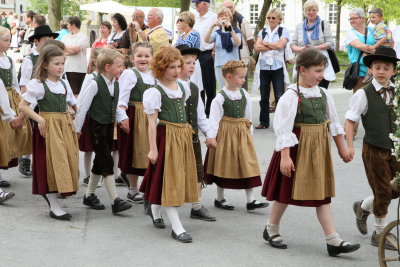 Girls in parade