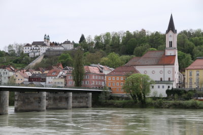 View across the Inn river in Passau