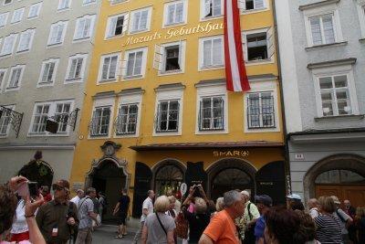 Wolfgang Mozarts birthplace-Salzburg