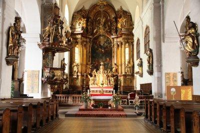 Linz church interior