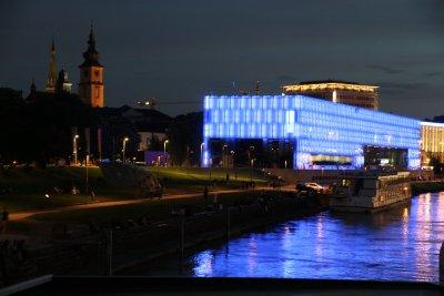 Linz at night