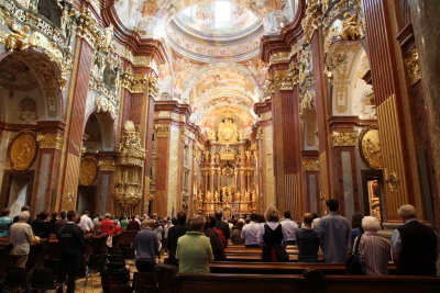 Melk Abbey's Baroque Benedictine church