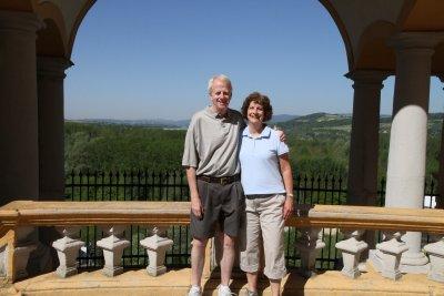 Mike and Jane on the balcony