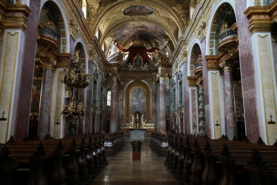 Jesuitenkirche (Jesuit Church)-1703 baroque church at University of Vienna