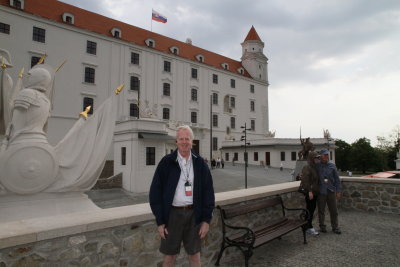 Mike at Bratislava castle