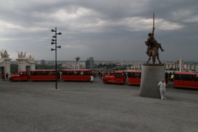 Bratislava City Train at the Castle