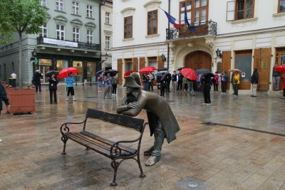 Napolean's Army Soldier in Main Square