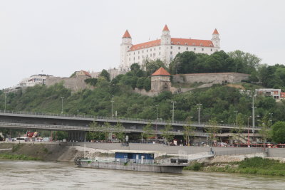 Bratislava Castle from the Danube