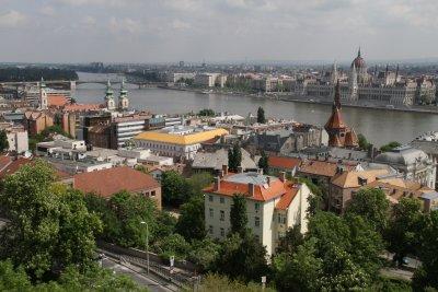 Budapest view from Fisherman's Bastion