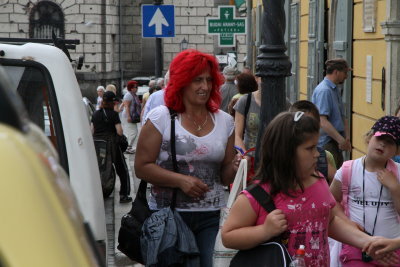 Hungarian lady (I think)!