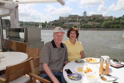 Lunch on the Odin in Budapest