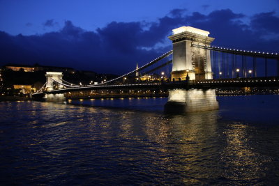 Chain Bridge at dusk