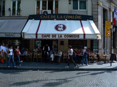 A little cafe near the louvre and Moliere's theater