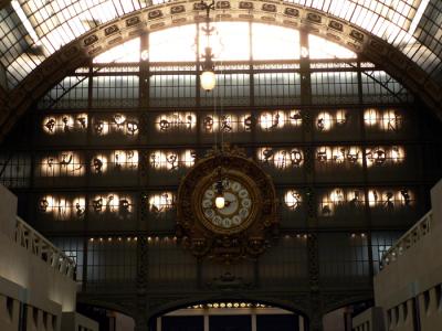 Fantastical wall in Musee d'Orsay