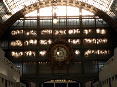 Fantastical wall in Musee d'Orsay