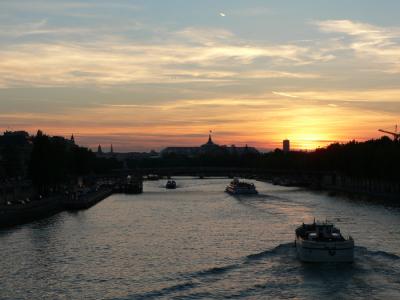 Sunset on the Seine