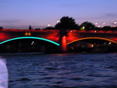 Our night-time Seine cruise