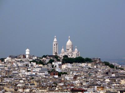 View of Sacre Couer from la tour Eiffel