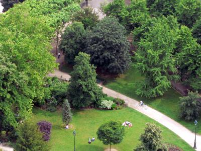 A view of our picnic spot from higher up