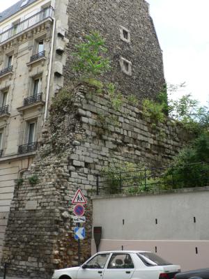 Old city wall of Paris