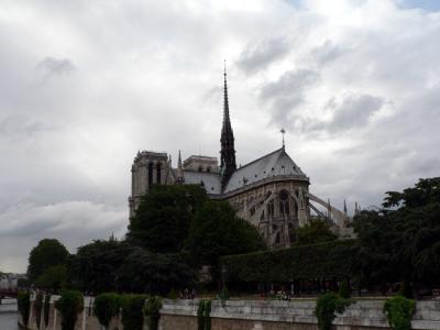 So pretty with the drizzly rain clouds behind