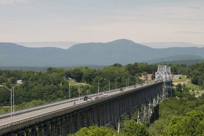 7.  The Rip Van Winkle bridge across the Hudson.