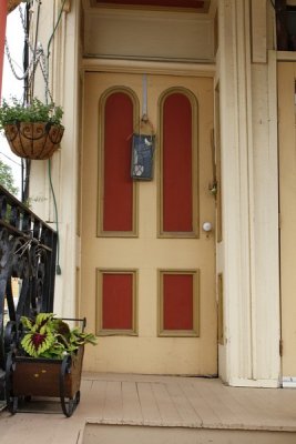 12. A welcoming doorway in Tannersville.