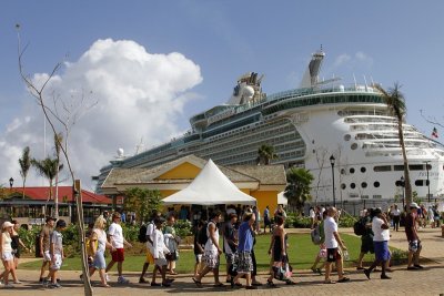 1.  Ashore at Falmouth, Jamaica.