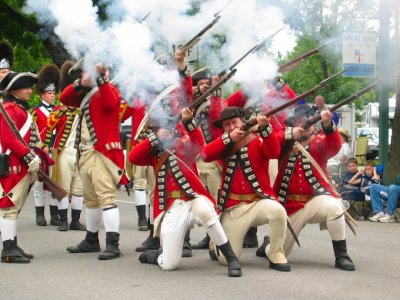 Annual Labor Day Parade On Main Sreet Doorstep