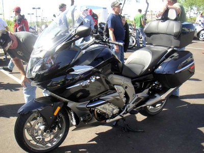 The new BMW K1600GTL was featured (pun intended)