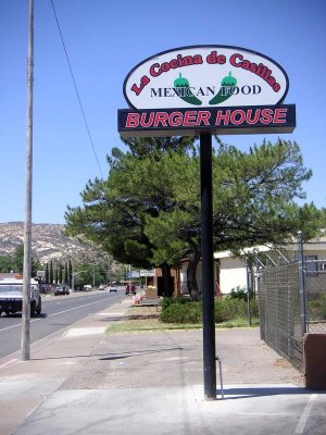 Our destination: The Burger House