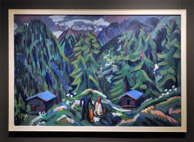 Mountain Landscape from Clavadel, 1925-26, Ernst Ludwig Kirchner