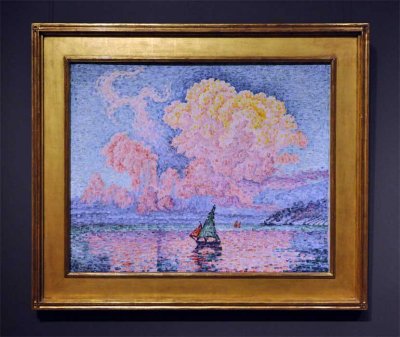 Antibes, The Pink Cloud, 1916, Paul Signac