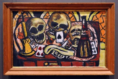 Still Life with Three Skulls, 1945, Max Beckmann