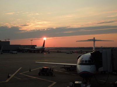 Atlanta airport sunrise