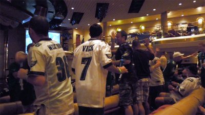 Eagles fans enjoy rout of Cowboys