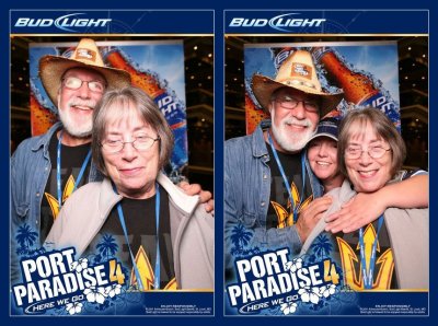 Fun at the photo kiosk