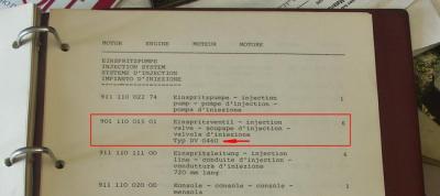 1974 Spare Parts List Carrera RSR M491 3.0 Liter - Photo 4
