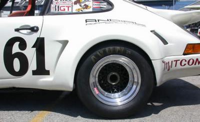 rear left wheel