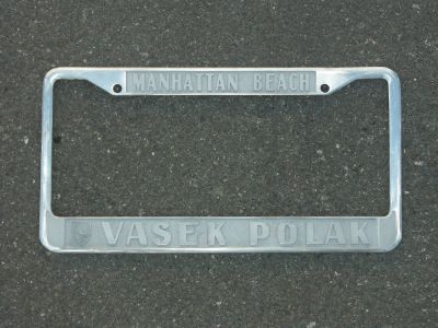 Vasek Polak License Plate Manhattan Beach (Restoration) - Photo 2