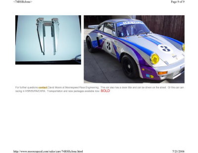 1974 Porsche 911 RSR Project - Scott St.Peters - Page 5