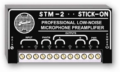STM-2 Specifications / Microphone to Line-Level Preamplifier - Photo 1