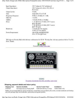 eBay Radio-Design-Labs-STM-2 Microphone Preamplifier - Page 3