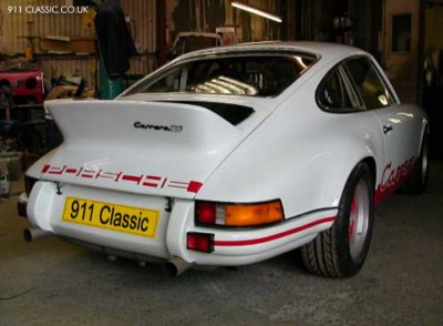 1973 Porsche RS from 911Classic, UK - Owner: Garry Stockton - Photo 1