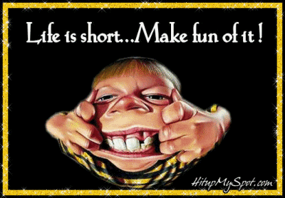life is short make fun of it.gif