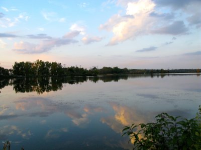 Wolf Lake in the evening