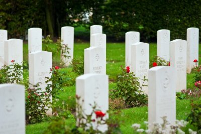 War Graves, Thornaby Cemetery UK