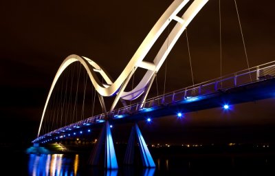 Infinity Bridge At Night
