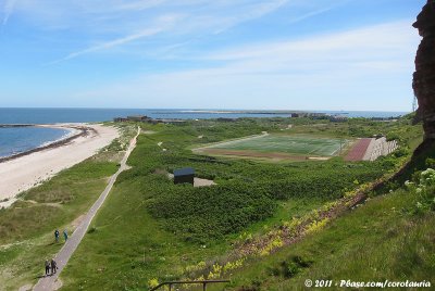 View over the north beach