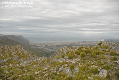 View over False bay